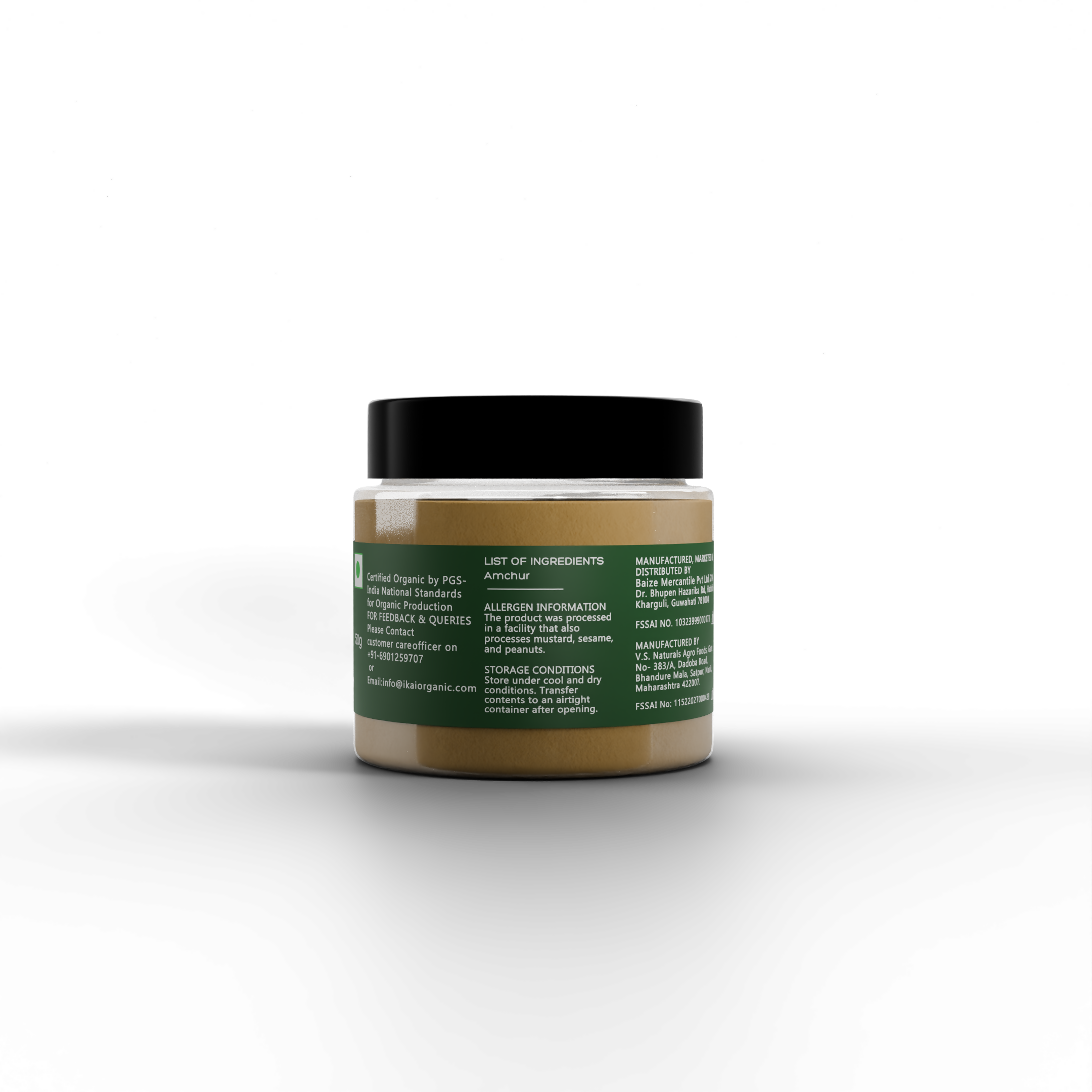 5 - Natural Mango Powder - 50g