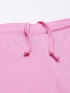 Souchii Women Pink Knitted Palazzos - Distacart