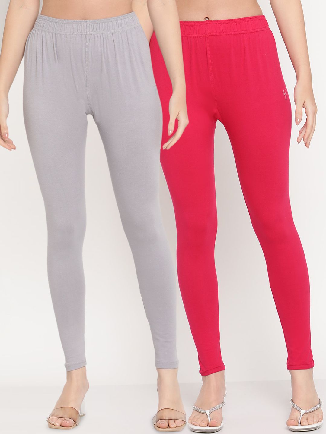 TAG 7 Women Pack of 2 Ankle-Length Leggings