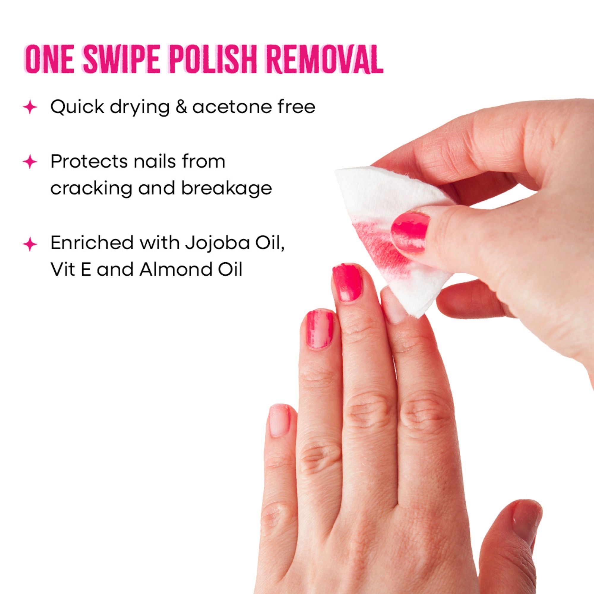 Nykaa Skin Nail Polish Remover with Vitamin E, Jojoba & Almond Oil For Nourishment & Gentle Cleansing - Distacart