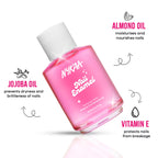 Nykaa Skin Nail Polish Remover with Vitamin E, Jojoba & Almond Oil For Nourishment & Gentle Cleansing - Distacart