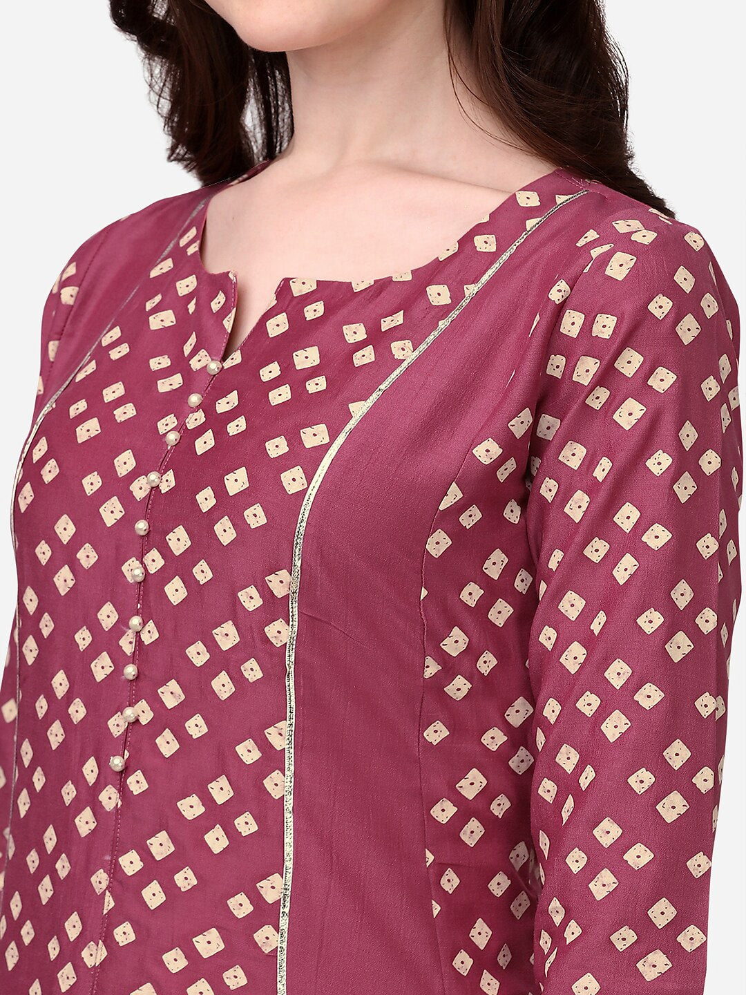 HERE&NOW Bandhani Printed Kurta