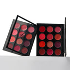 PAC Studio Retro Lip Palette X12 - Intense Color Payoff, Creamy & Highly Blendable, Semi Matte Finish