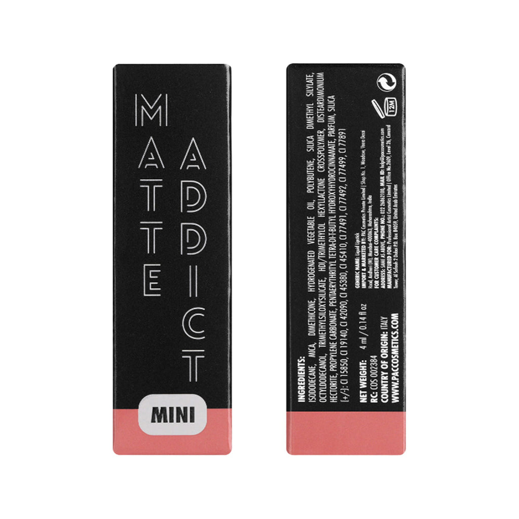PAC Studio Matte Addict Mini Liquid Lipstick - Nude Delight