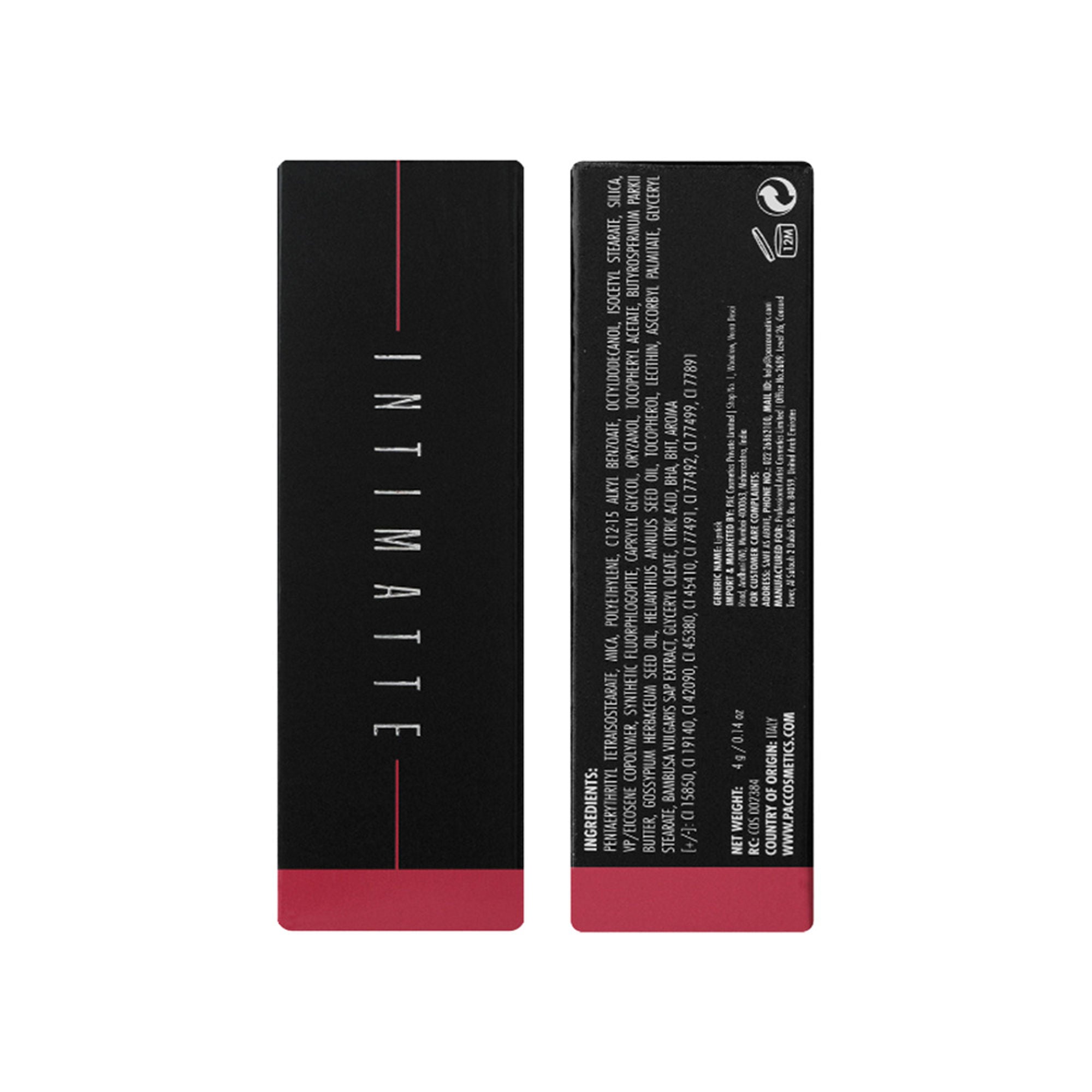 PAC Studio Intimatte Lipstick - The Brick Era