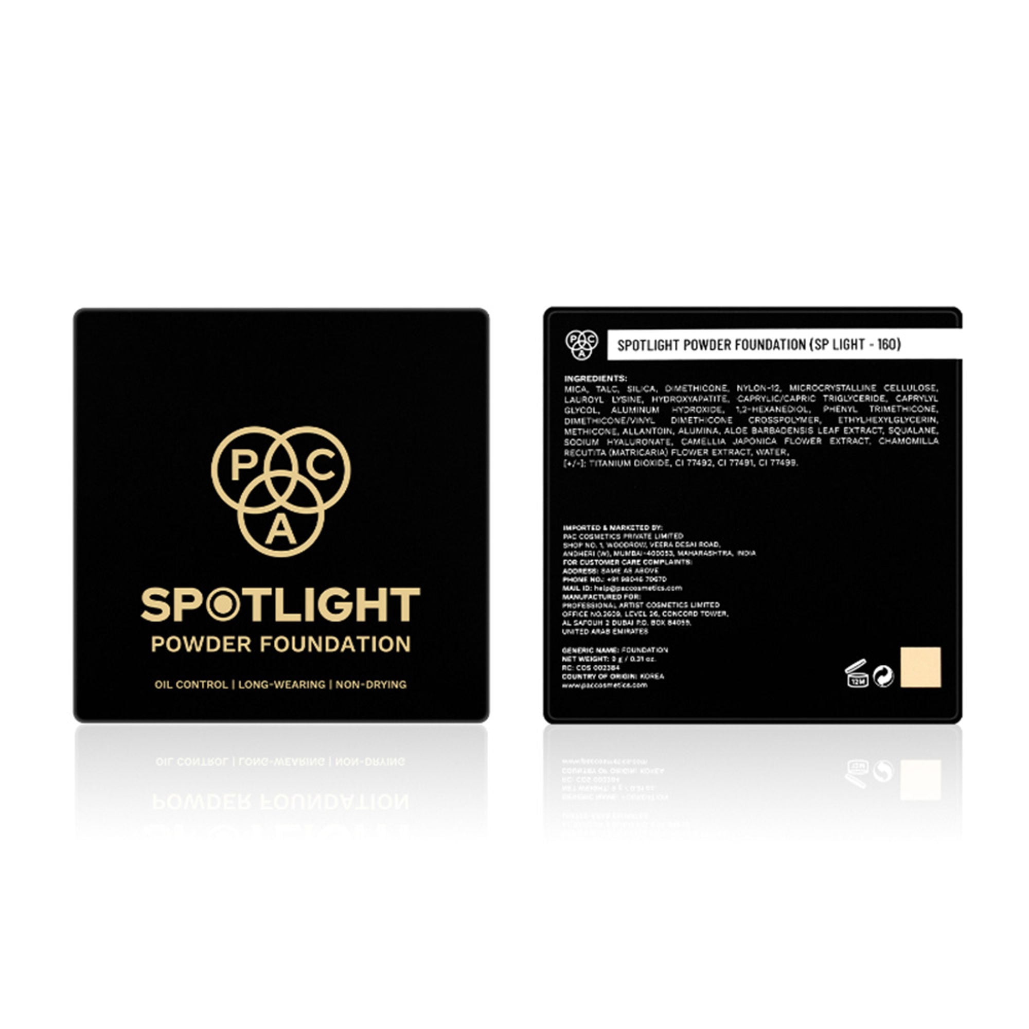 PAC Studio Spotlight Powder Foundation - SP Light 160