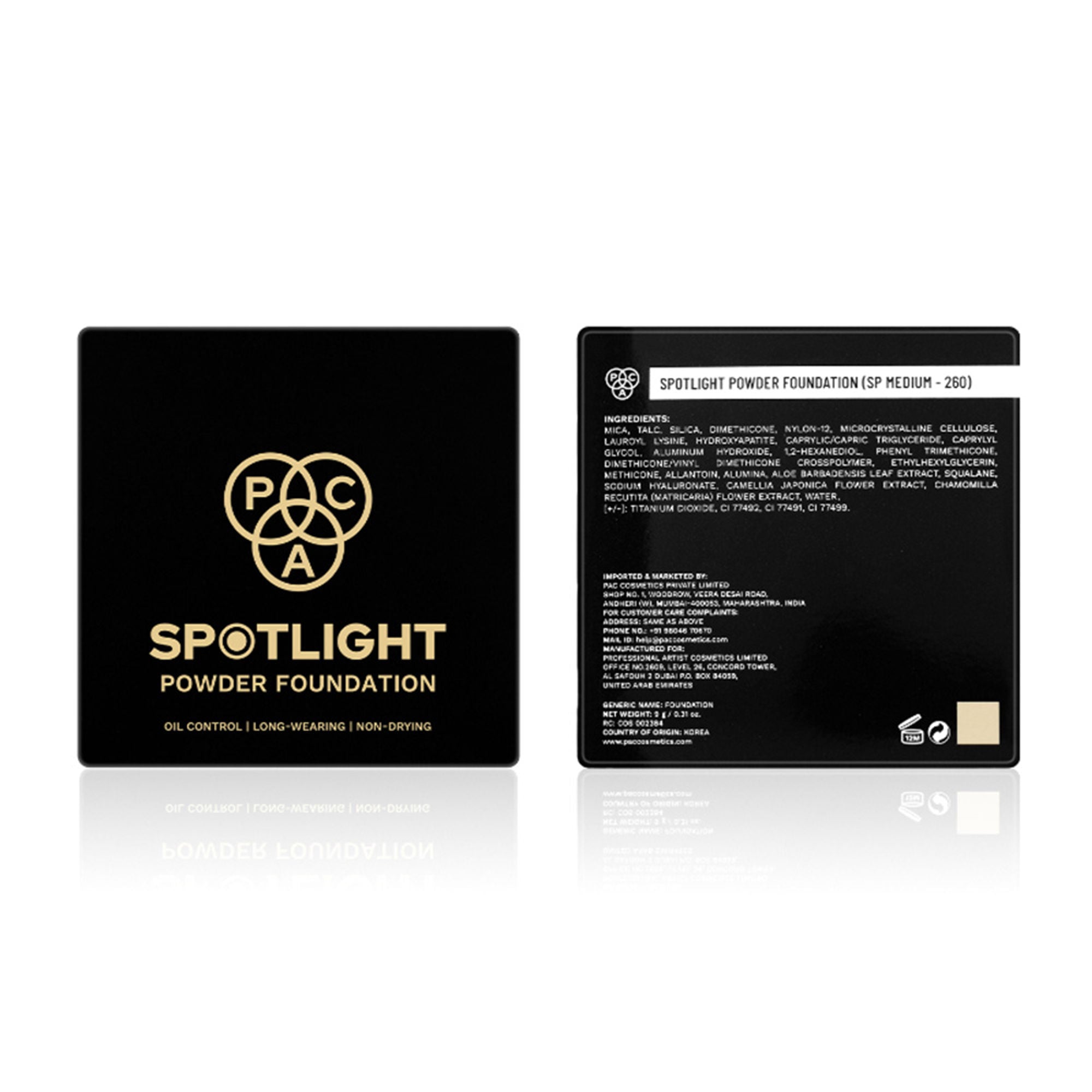 PAC Studio Spotlight Powder Foundation - SP Medium 260
