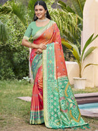 Shree Shyam Fashion Mustard Pochampally Silk Saree - Distacart