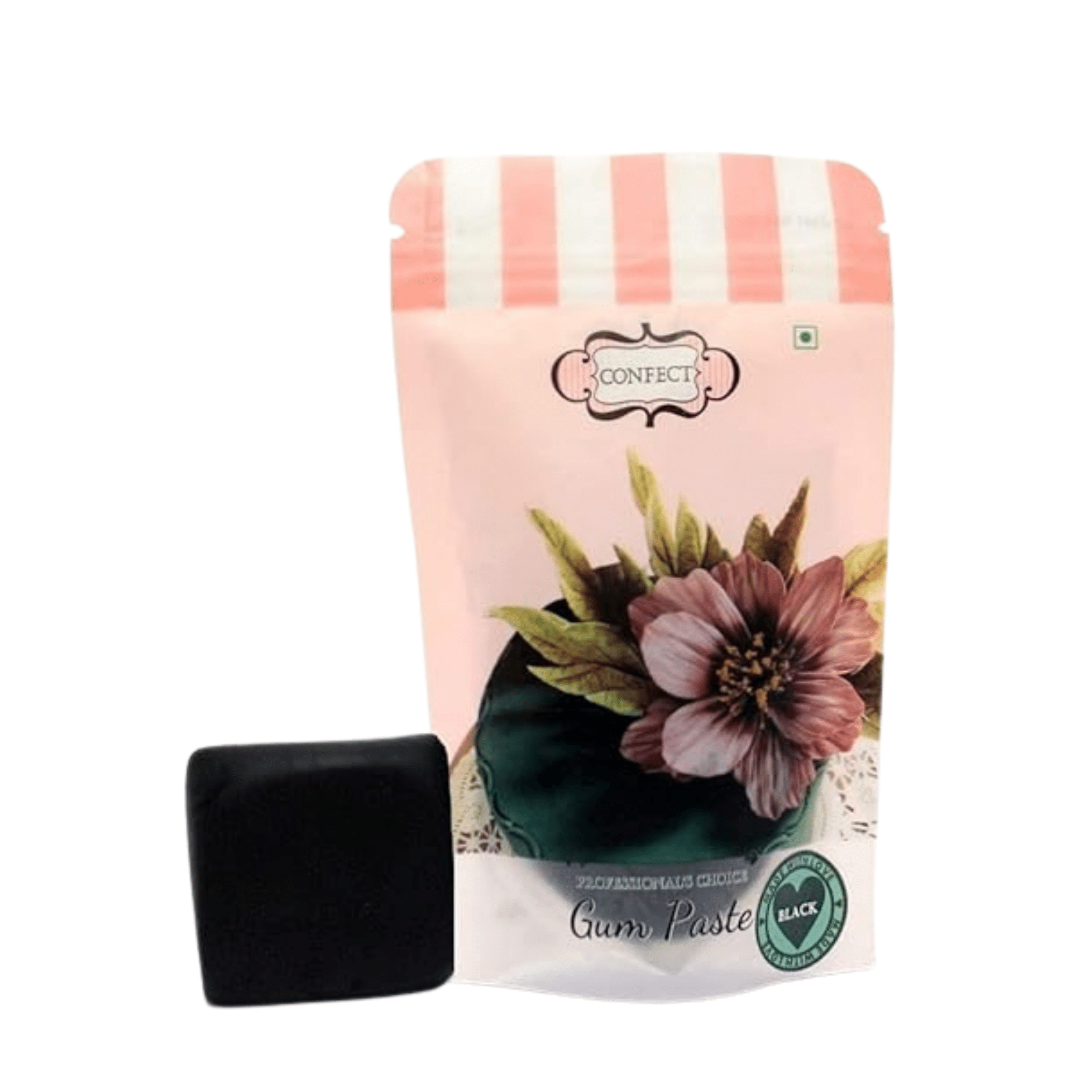 confect black gum paste br b 250 gms b