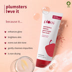 Plum Saffron & Papaya Glow Bright Gel Face Wash For Daily Use - Fights Dullness & Evens Skin Tone