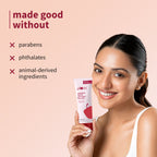 Plum Saffron & Papaya Glow Bright Gel Face Wash For Daily Use - Fights Dullness & Evens Skin Tone
