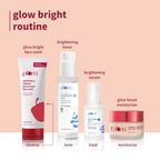 Plum Saffron & Papaya Glow Bright Gel Face Wash For Daily Use - Fights Dullness & Evens Skin Tone