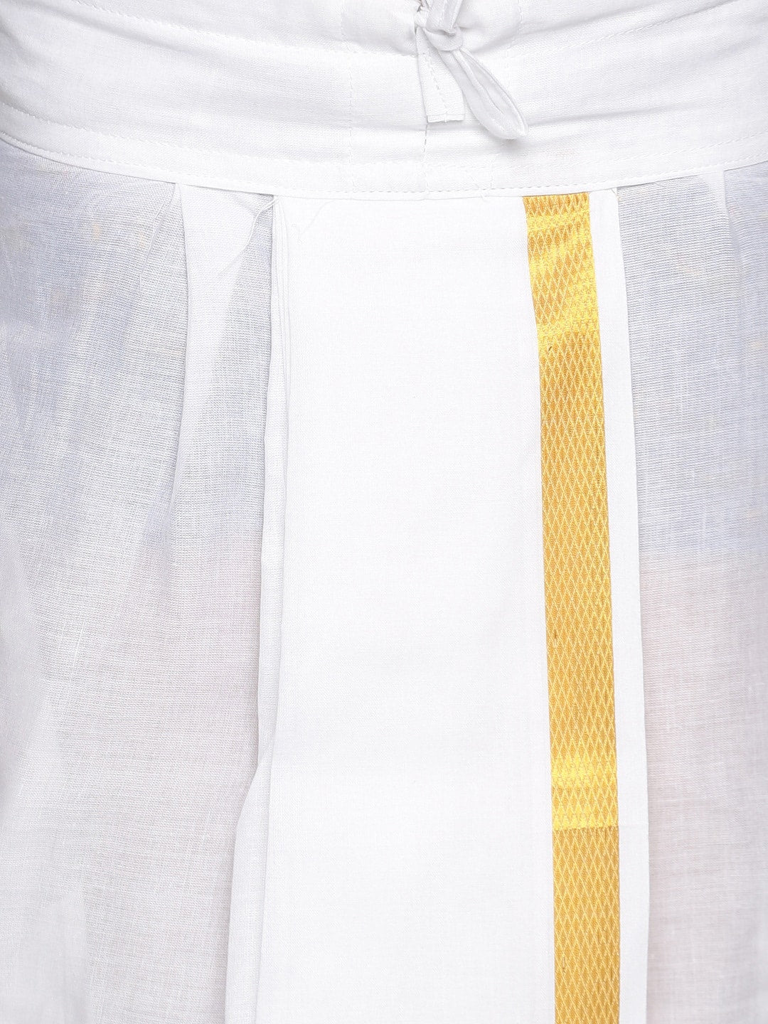 Sethukrishna Boys Blue & White Pure Cotton Kurta with Dhoti Pants