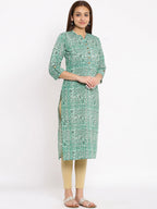 HERE&NOW Paisley Printed Straight Kurta