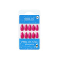 shills professional reusable press on nails almond spn647