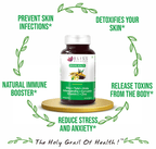 Bliss Welness Giloy + Tulsi + Amla + Ashwagandha + Curcumin Immunity Health Veg Tablet