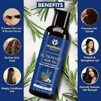 Moolveda 100% Pure Rosemary Hair Oil for Hair Growth