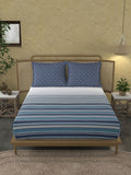 MYTRIDENT Unisex Blue Bedsheets