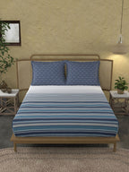 MYTRIDENT Unisex Blue Bedsheets
