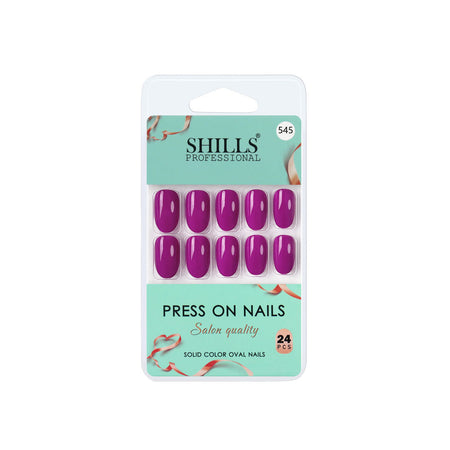 Shills Professional Reusable Press On Nails Oval - SPN545