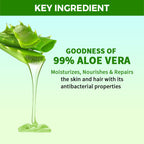 Nykaa Naturals Aloe Vera Gel - Hydrates & Soothes Skin, Repairs and Nourishes Hair for Healthy Glow - Distacart