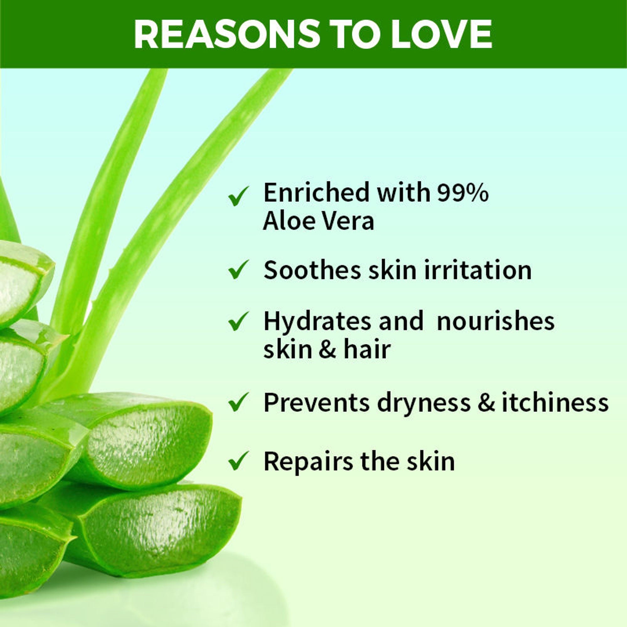 Nykaa Naturals Aloe Vera Gel - Hydrates & Soothes Skin, Repairs and Nourishes Hair for Healthy Glow - Distacart