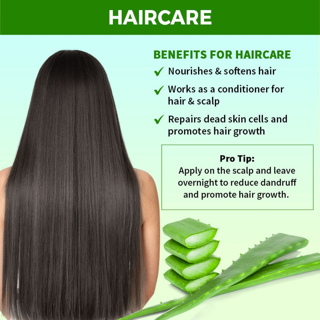 Nykaa Naturals Aloe Vera Gel - Hydrates & Soothes Skin, Repairs and Nourishes Hair for Healthy Glow - Distacart