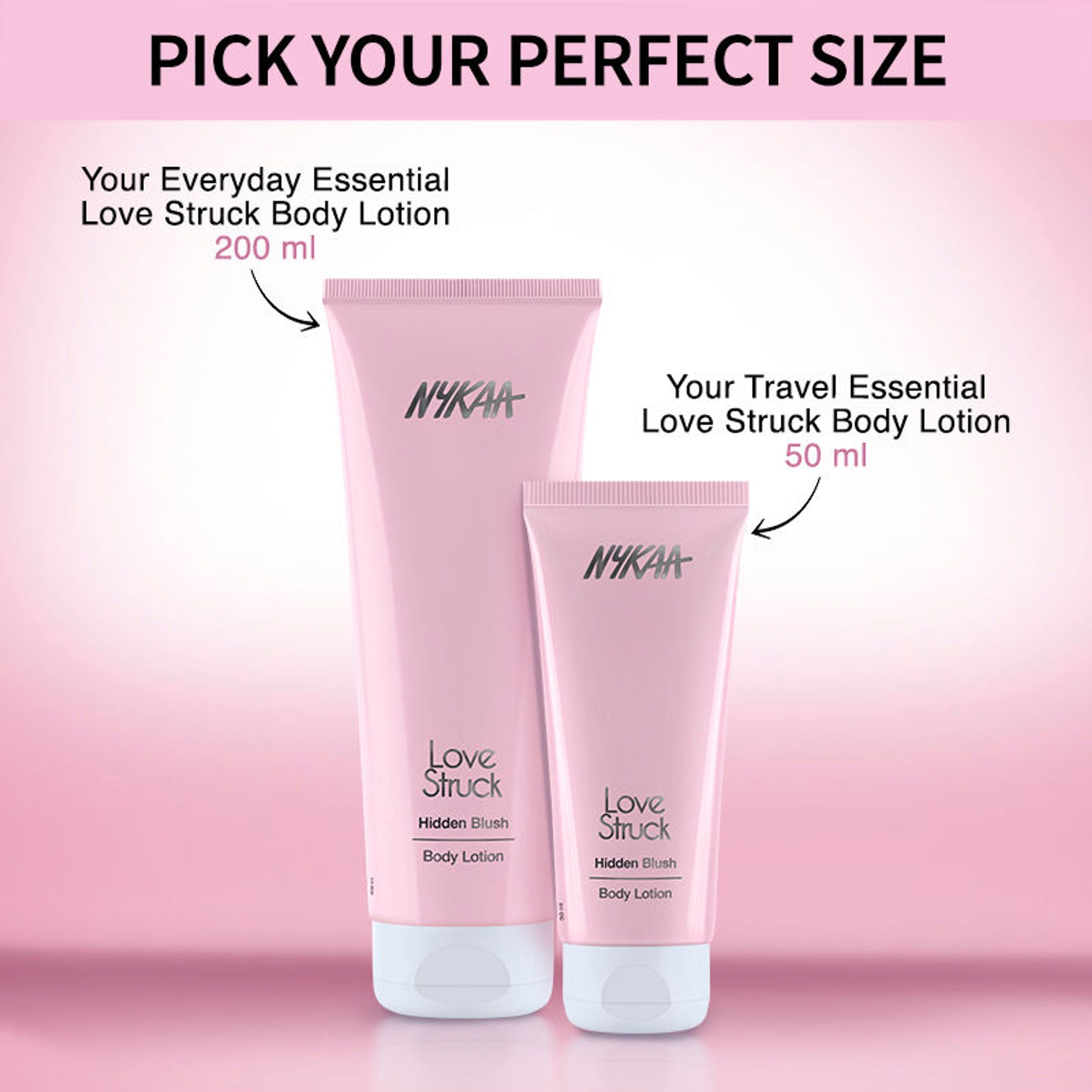 Nykaa Love Struck Body Lotion - Hidden Blush - Distacart