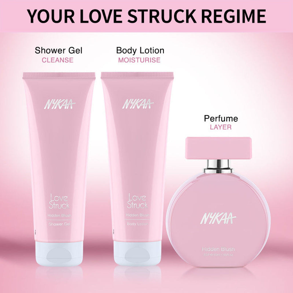 Nykaa Love Struck Body Lotion - Hidden Blush - Distacart