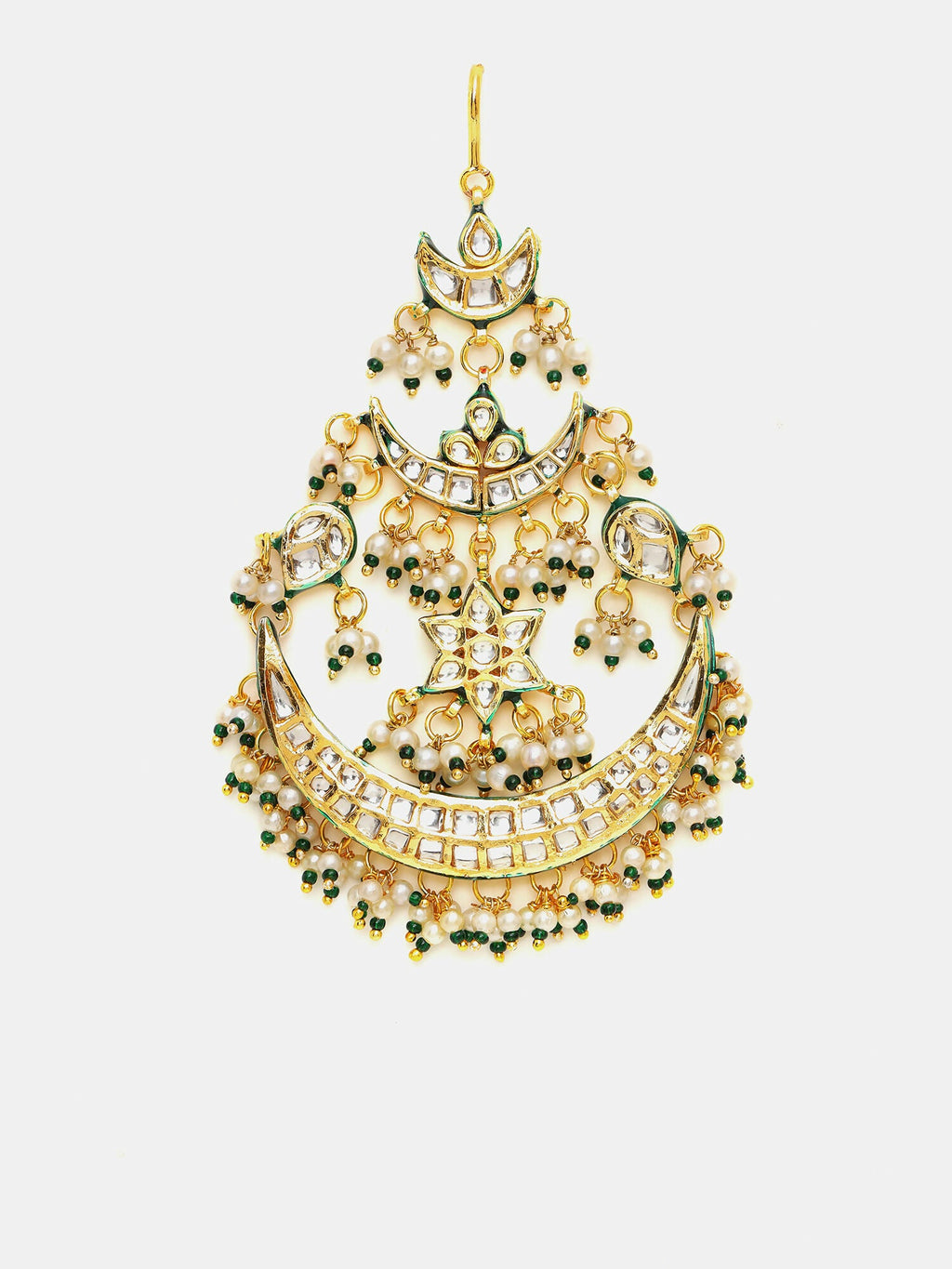 Ruby Raang 22k Gold Polished Kundan Passa - Distacart