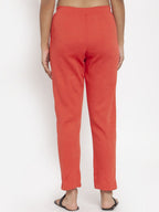 TAG 7 Women Solid Ankle-Length Leggings