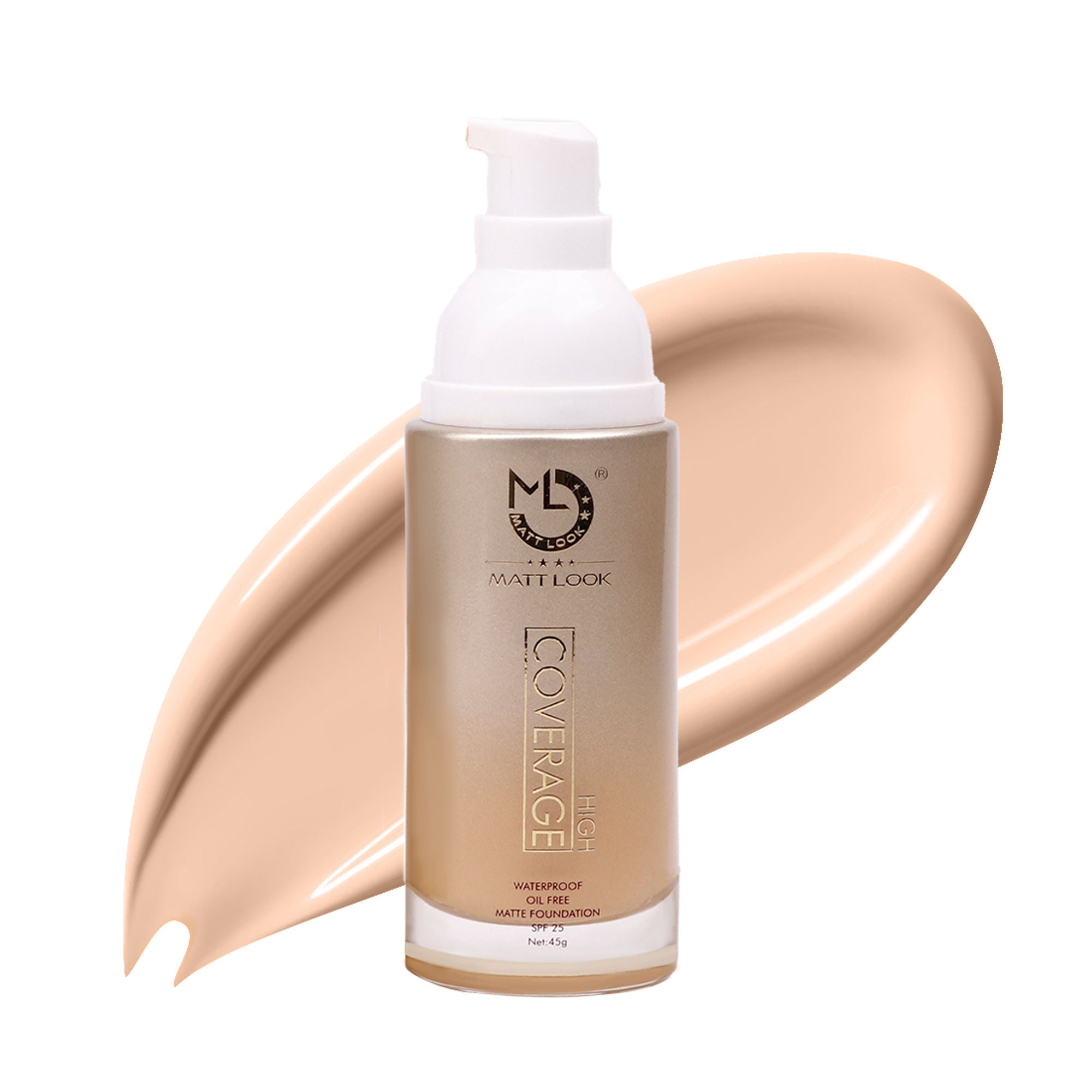 Matt Look High Coverage Foundation - Vanilla