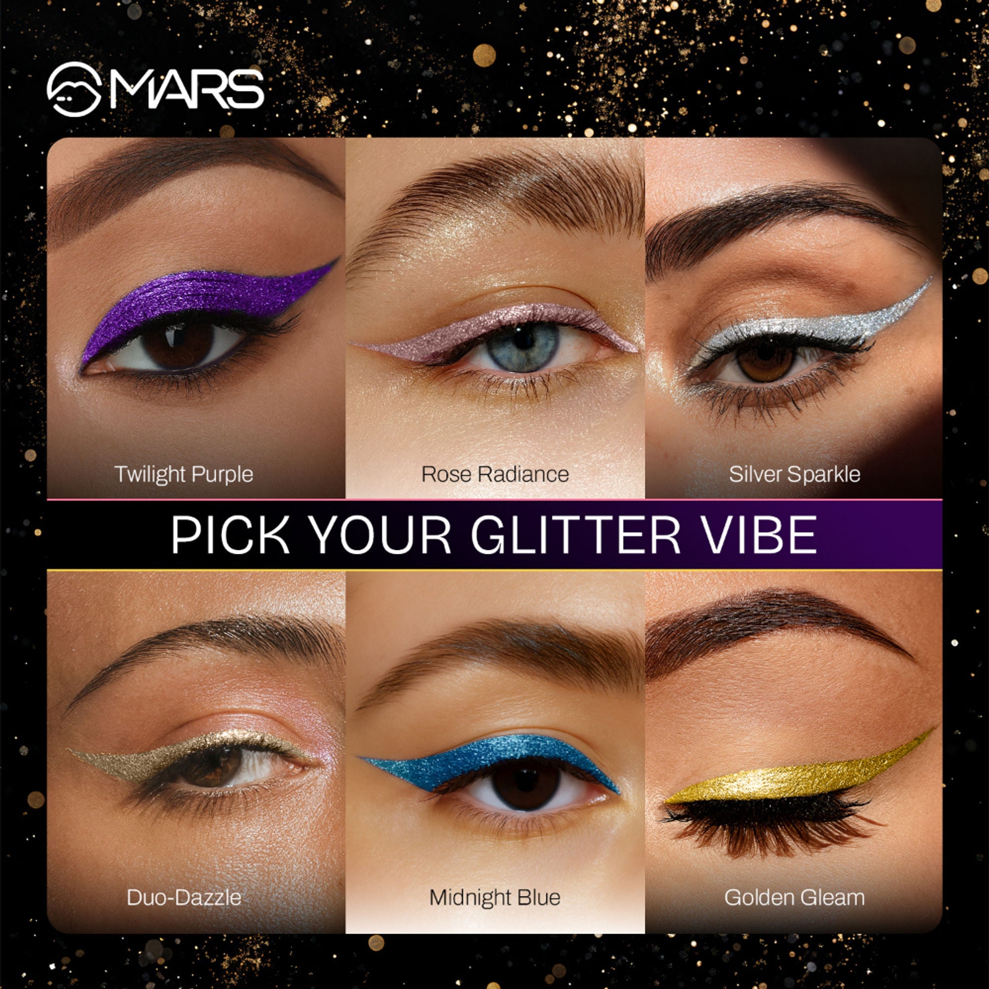 MARS Cosmetics Twinkle Wink Glitter Eyeliner - Rose Radiance