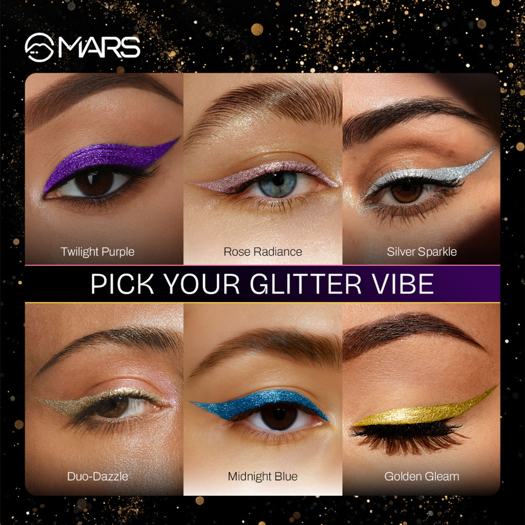 MARS Cosmetics Twinkle Wink Glitter Eyeliner - Duo-Dazzle - Distacart