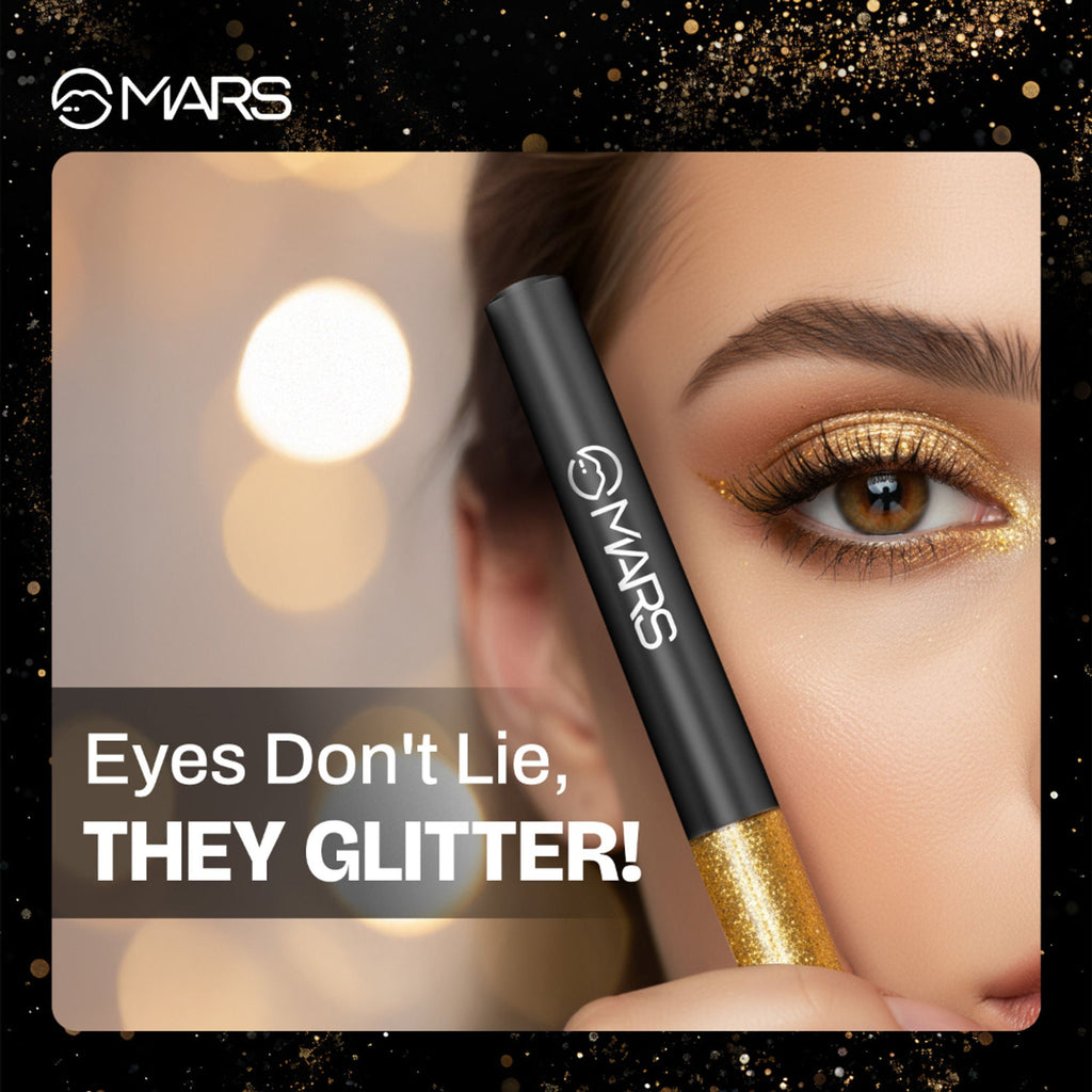 MARS Cosmetics Twinkle Wink Glitter Eyeliner - Midnight-Blue