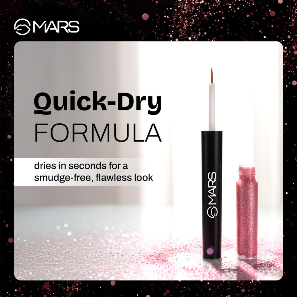 MARS Cosmetics Twinkle Wink Glitter Eyeliner - Midnight-Blue