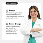 Cureskin Under Arm Brightening Cream Mask with Papaya & Sweet Orange
