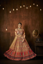 Wedding Designer Multi Georgette Lahenga Choli - Anbazaar - Distacart