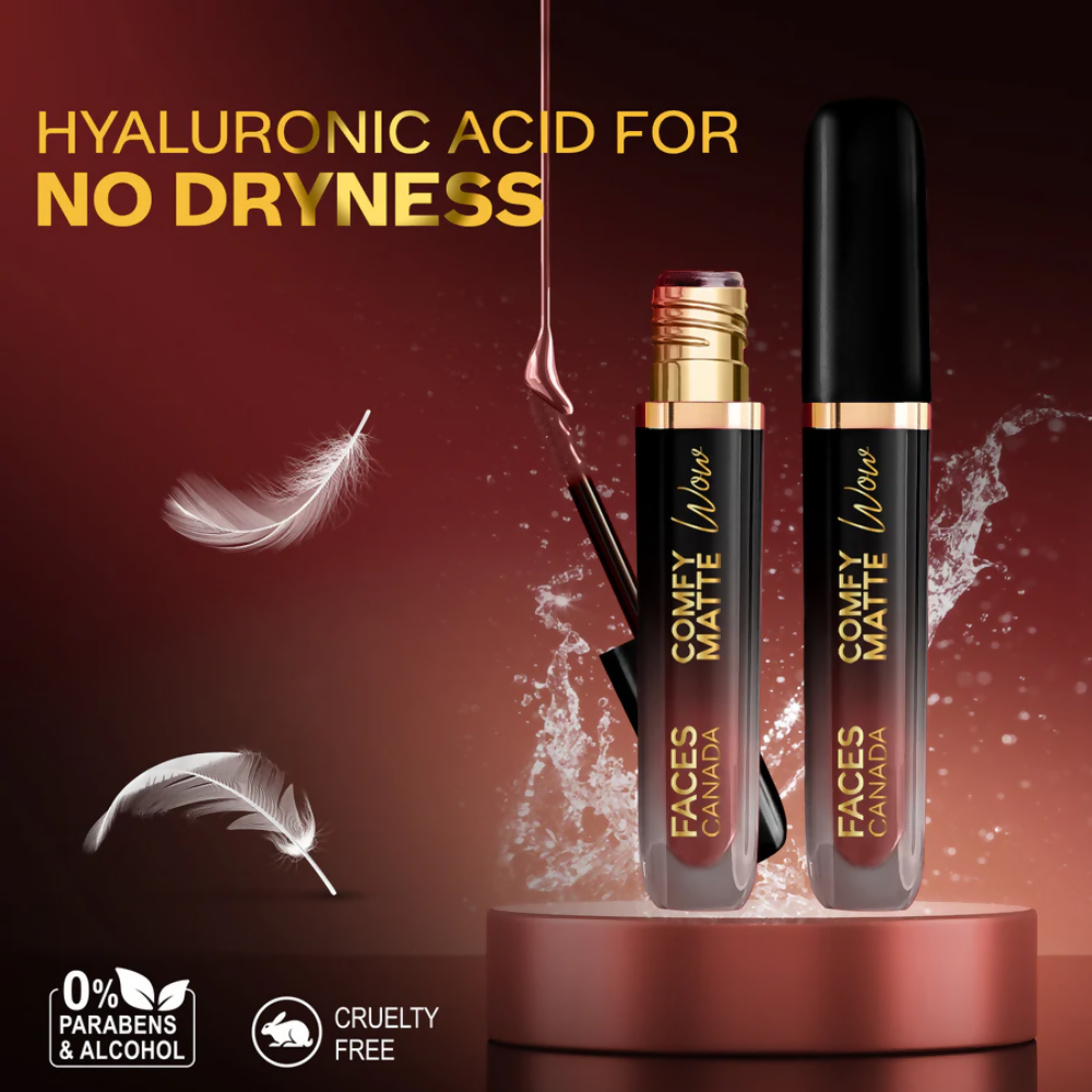 Faces Canada Comfy Matte Wow Liquid Lipstick - Cocoa Crush 07