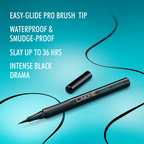 Lakme Eyeconic Pro Brush Liner Black