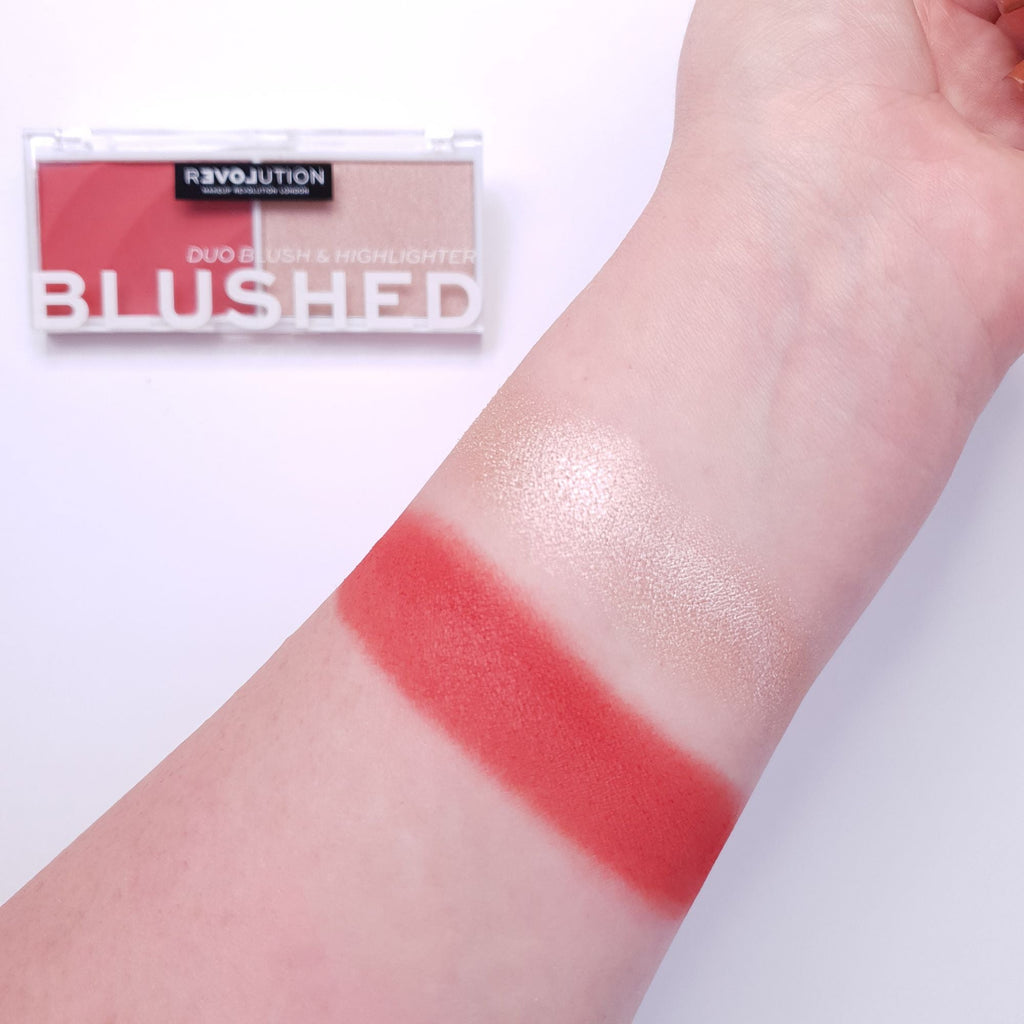 Revolution Relove Colour Play Blushed Duo Baby - Cute - Distacart