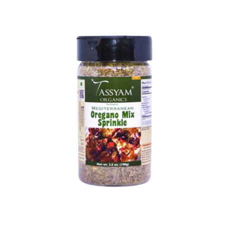 Tassyam Organics Oregano Mix Sprinkle Seasoning