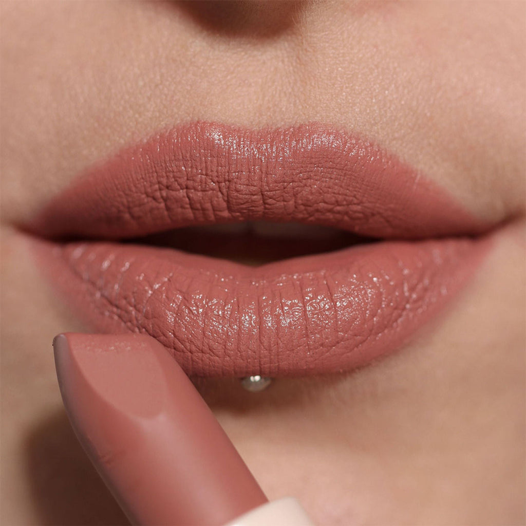 Makeup Revolution Lip Allure Soft Satin Lipstick - Wifey Dusky Pink - Distacart