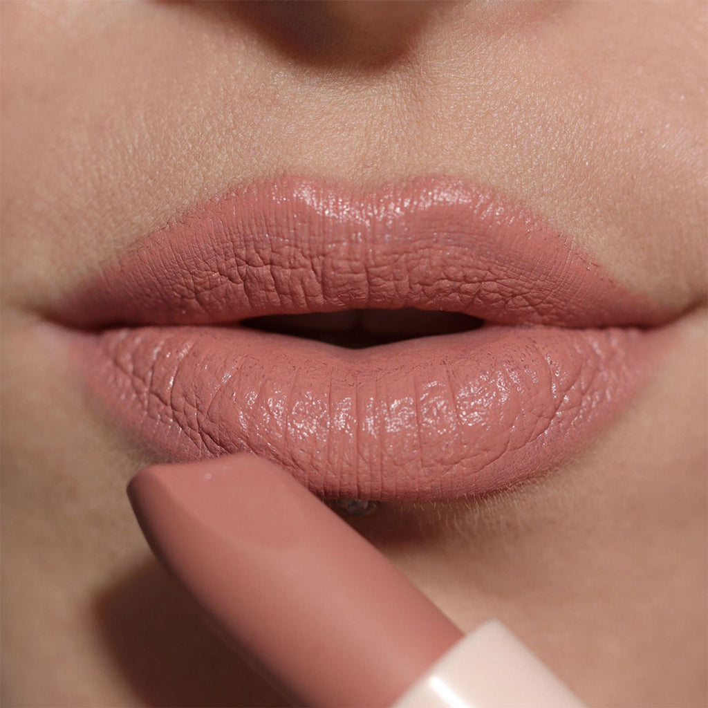 Makeup Revolution Lip Allure Soft Satin Lipstick - Brunch Pink Nude - Distacart
