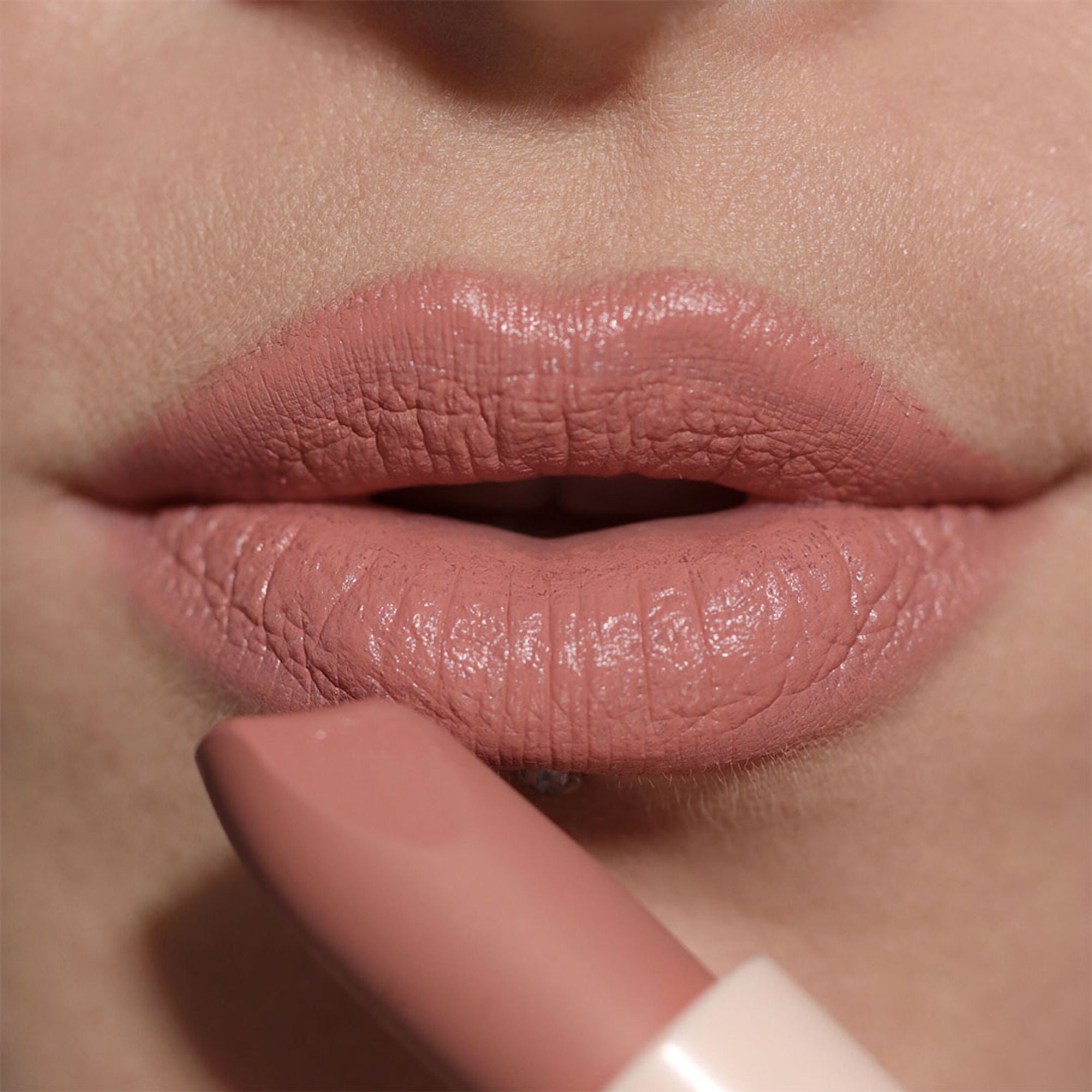 Makeup Revolution Lip Allure Soft Satin Lipstick - Brunch Pink Nude - Distacart