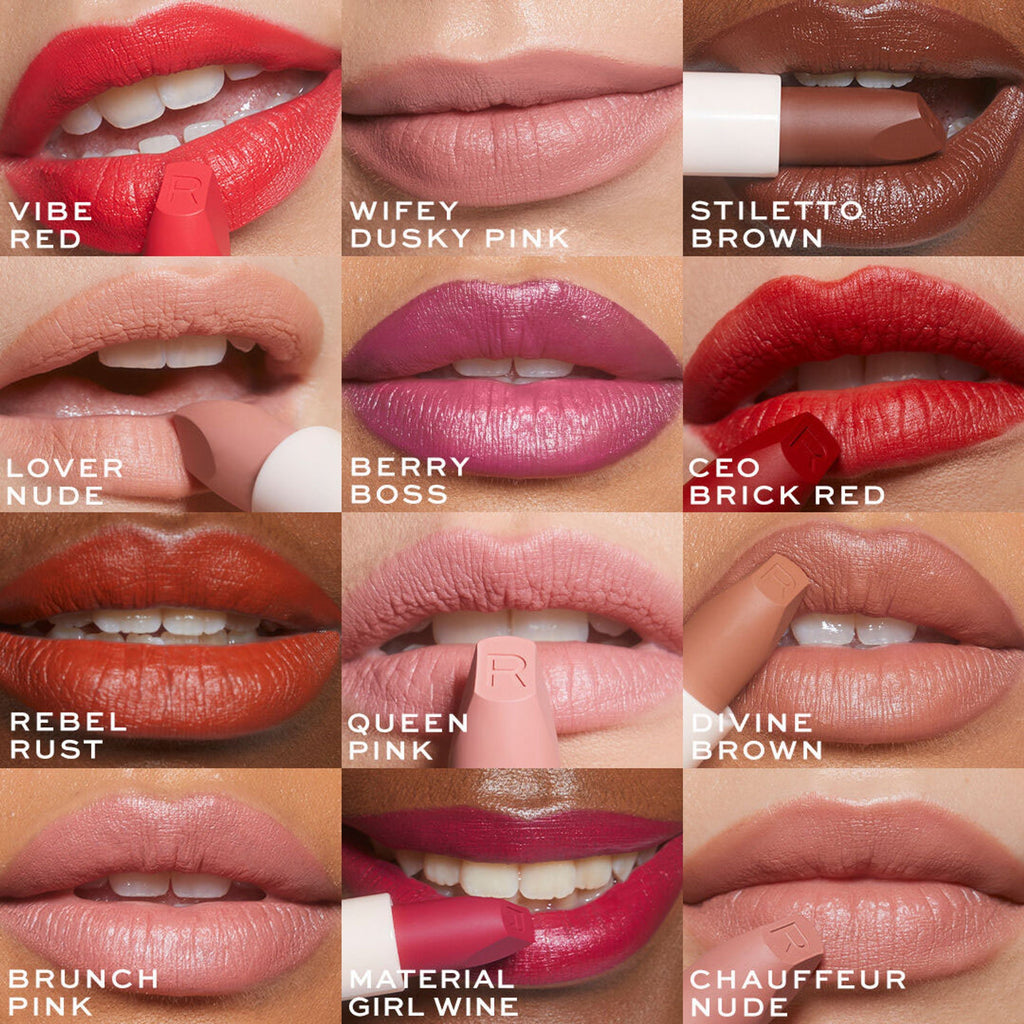 Makeup Revolution Lip Allure Soft Satin Lipstick - Brunch Pink Nude - Distacart