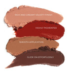 Makeup Revolution Lip Allure Soft Satin Lipstick - Material Girl Wine