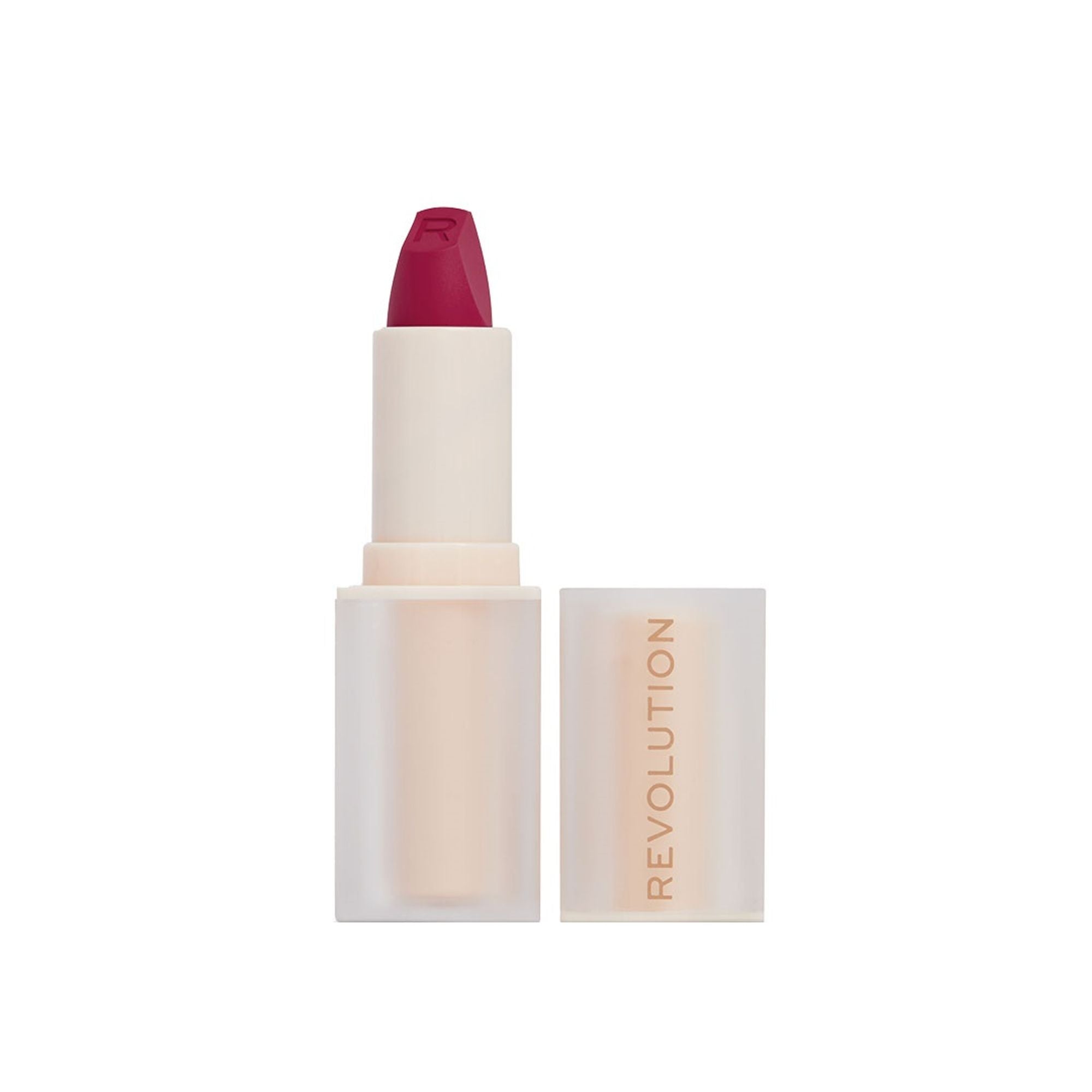 Makeup Revolution Lip Allure Soft Satin Lipstick - Material Girl Wine