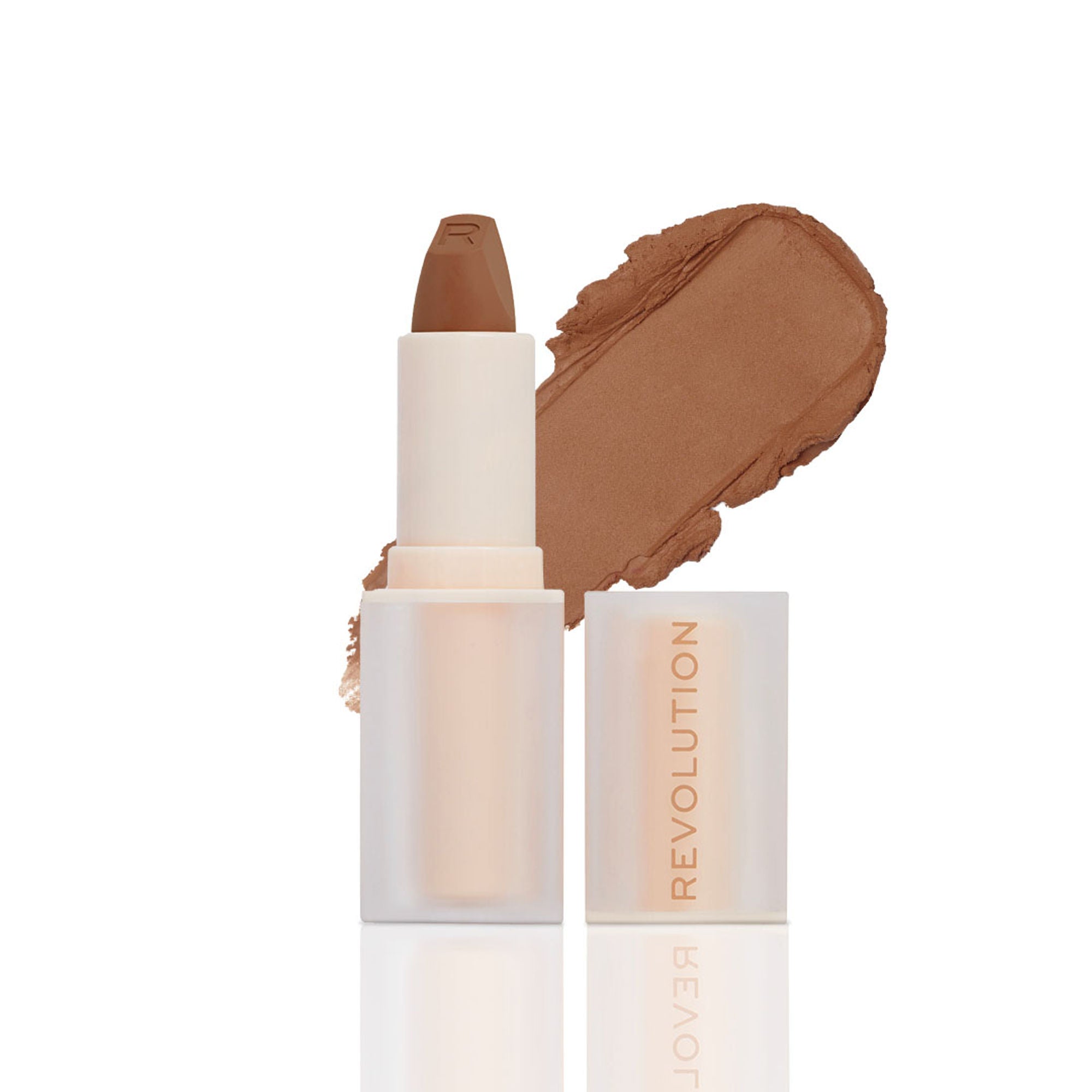 Makeup Revolution Lip Allure Soft Satin Lipstick - Divine Brown