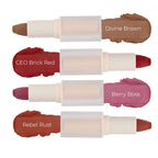 Makeup Revolution Lip Allure Soft Satin Lipstick - Rebel Rust - Distacart